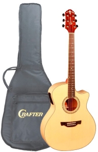Электроакустическая гитара CRAFTER GAE-9 / N с чехлом